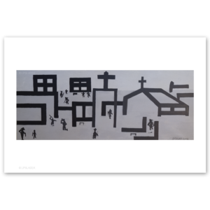 los-pueblos - Art prints for sale Madrid Spain, Outsider art, Naïve art