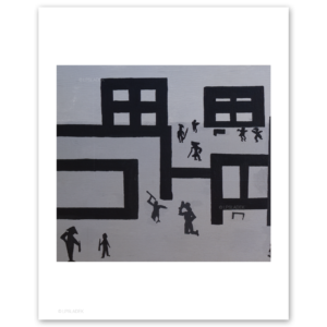 una - Camino de Santiago - Limited edition fine art prints Madrid - Naïve art